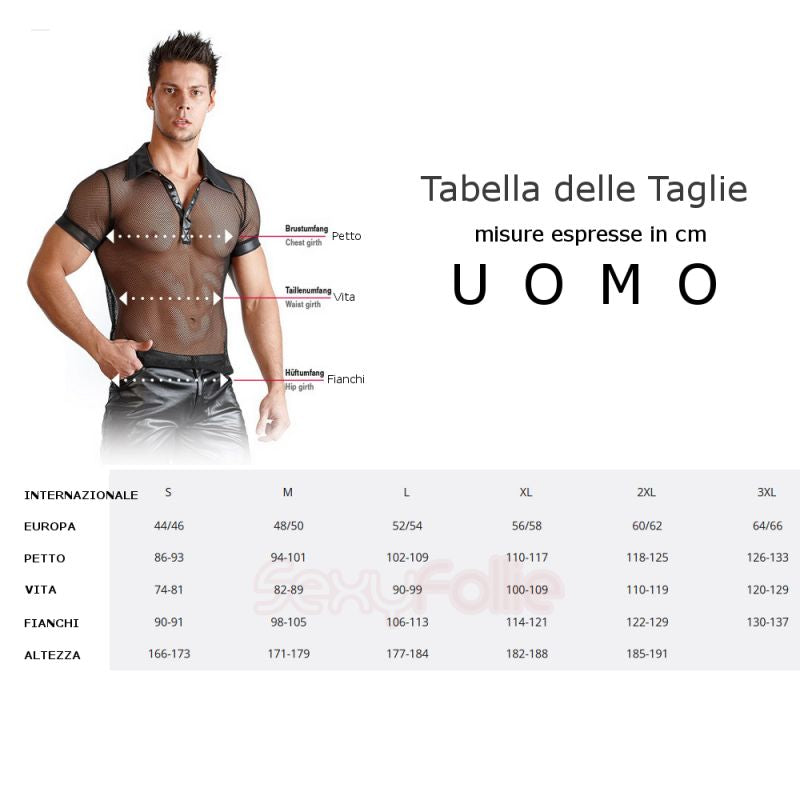 Shirt Top con rete