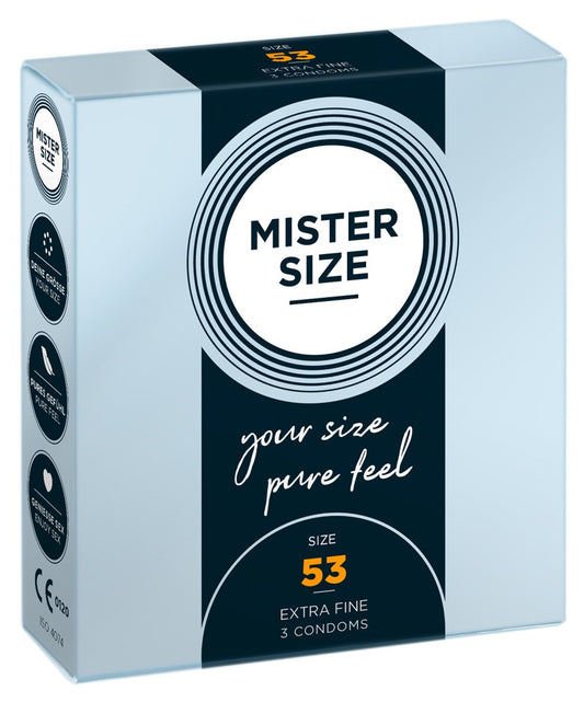 Preservativi Mister Size 53mm - 3 PZ