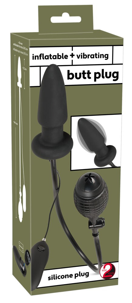 Plug Anale Gonfiabile con Vibrazione