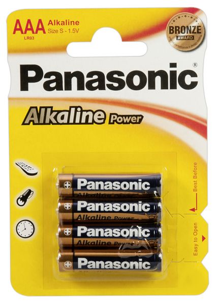 4 Pile Tipo AAA in Blister