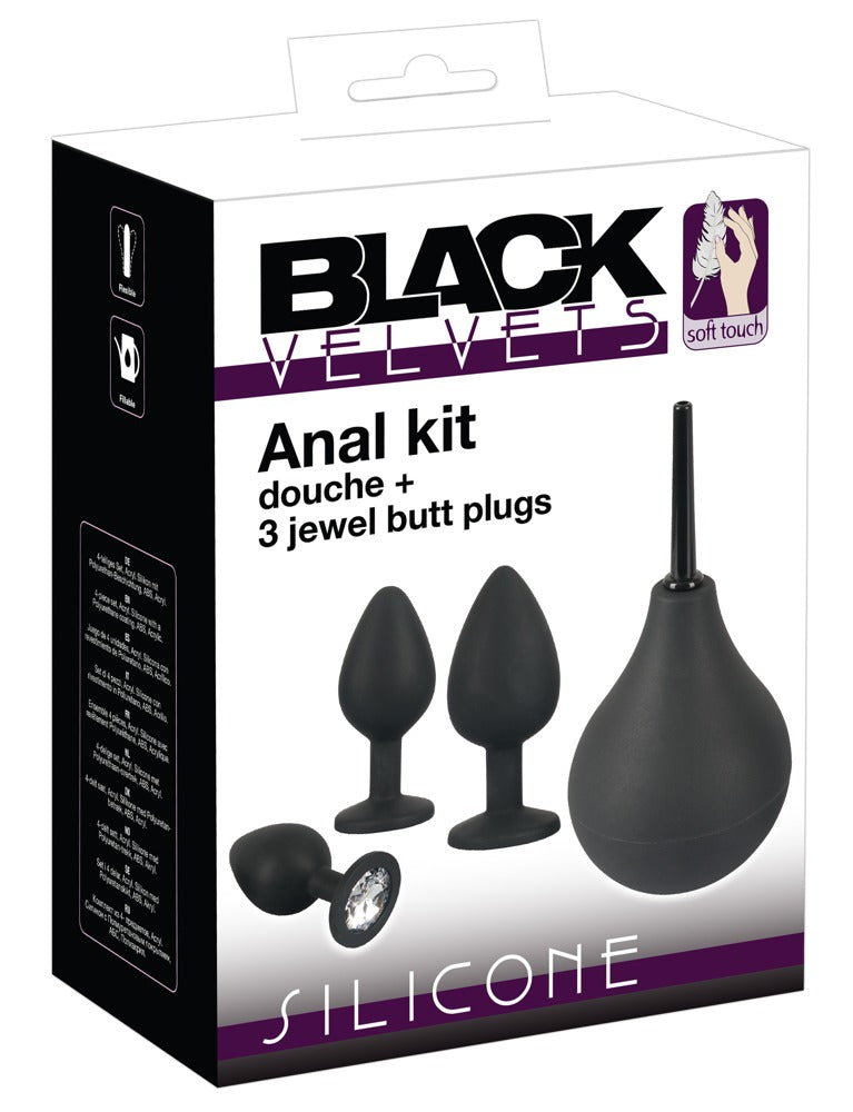 Kit Anale Butt Plug e Doccia