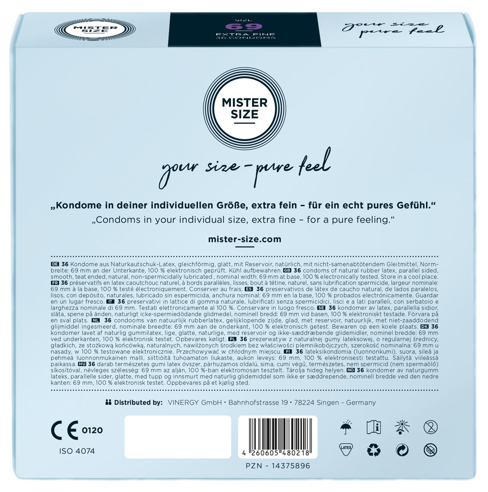 Preservativi Mister Size 69mm - 36 PZ