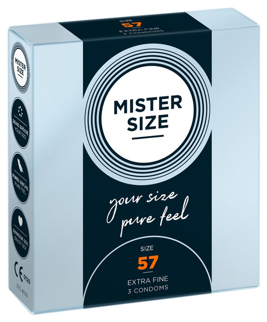 Preservativi Mister Size 57mm - 3 PZ