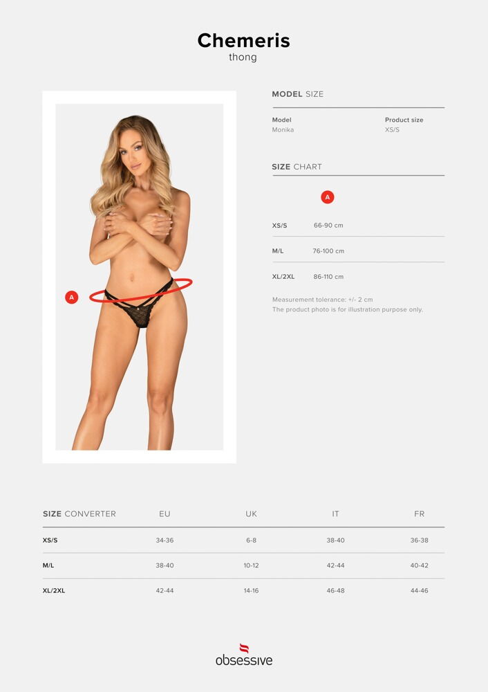 Perizoma in Pizzo Nero Chemeris