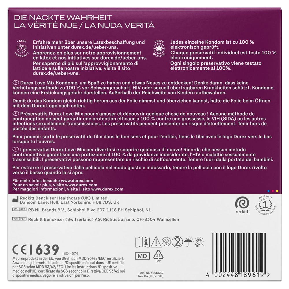 Preservativi Durex Love Mix