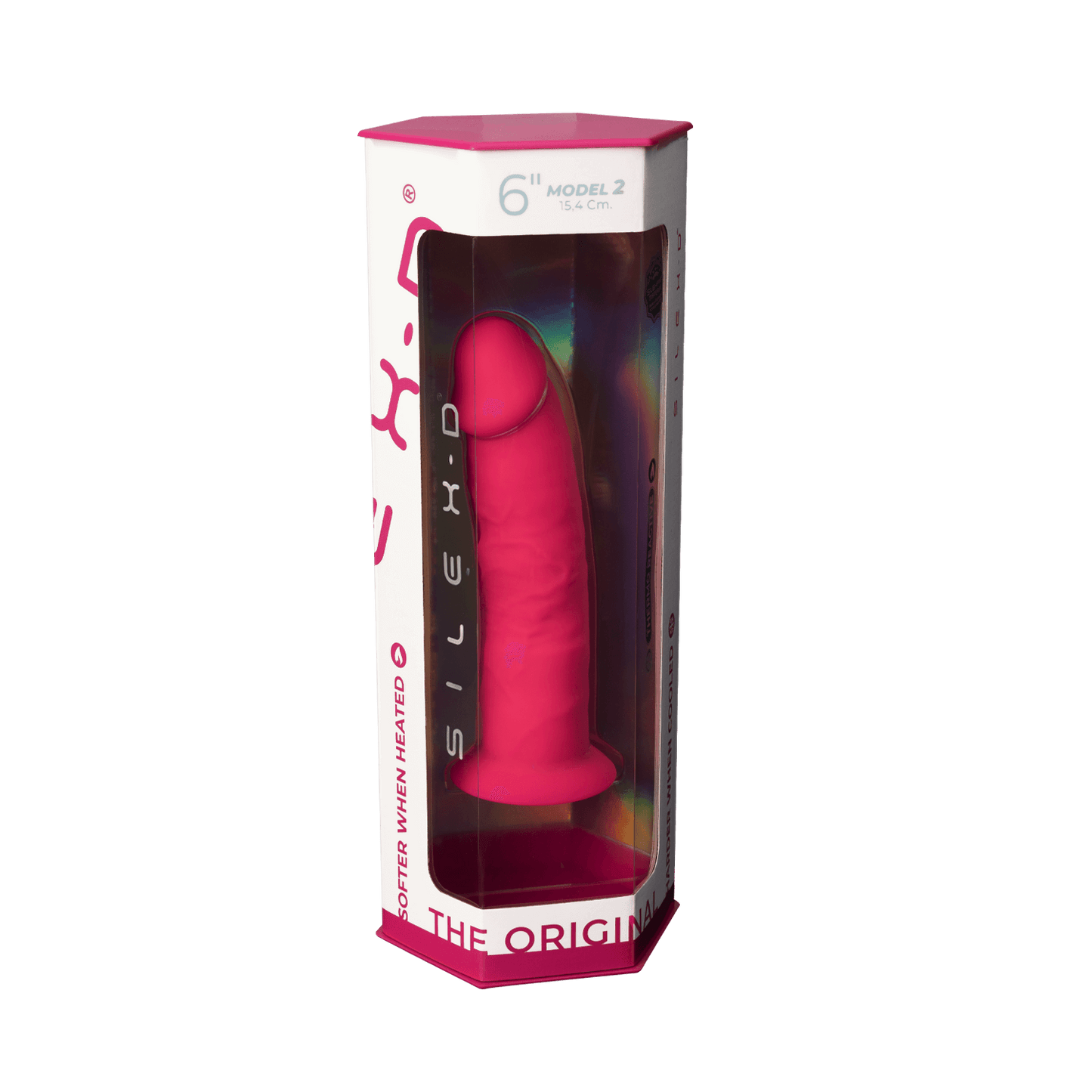 Termo Reattivo - 6" Dildo Premium Silicone Model 2 Pink