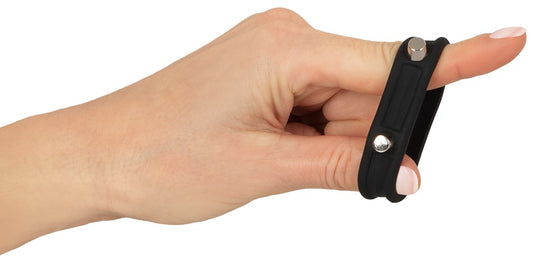 Anello Fallico Borchiato