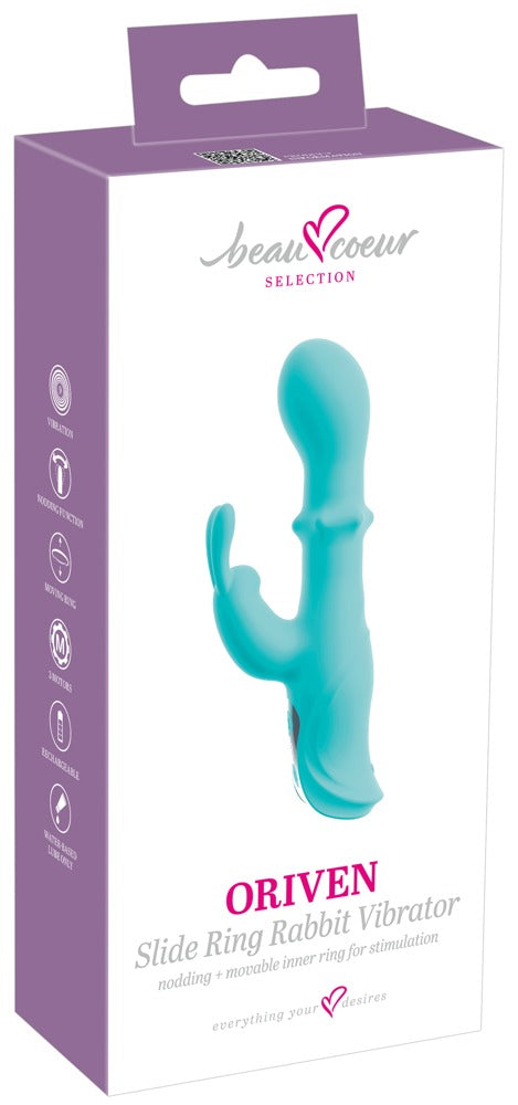 Vibratore Rabbit con Slide Ring - Oriven