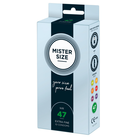 Preservativi Mister Size 47 mm - 10 pz