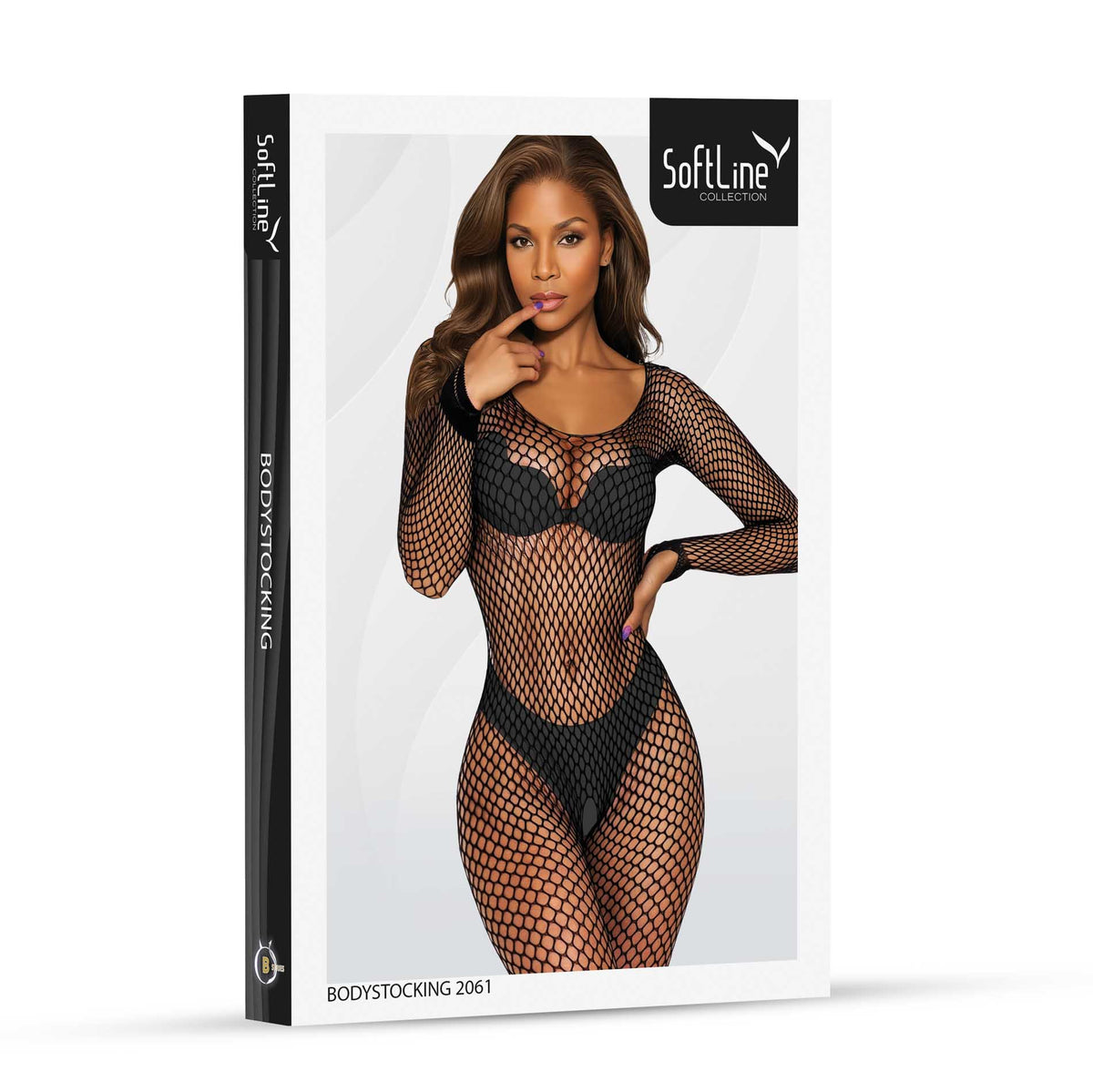Bodystocking a Rete con Maniche
