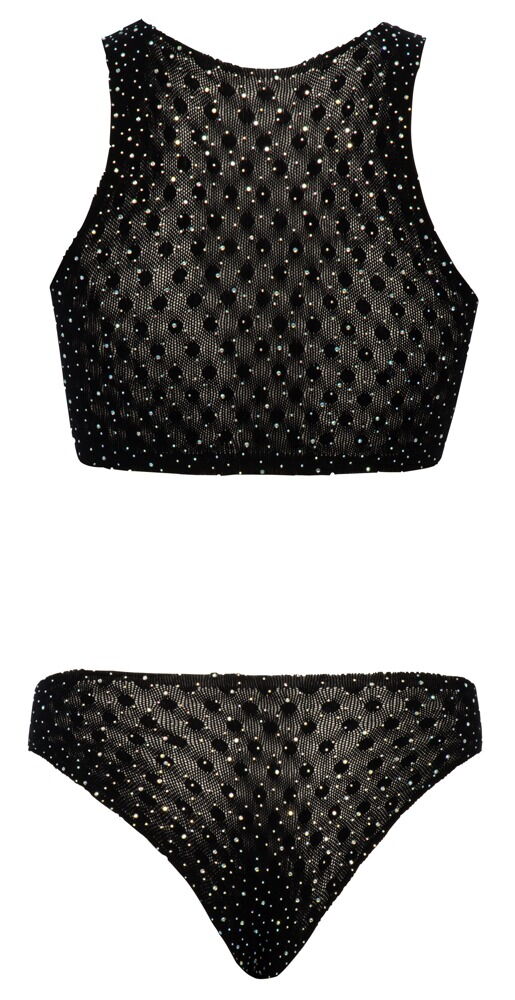 Top e Slip con strass