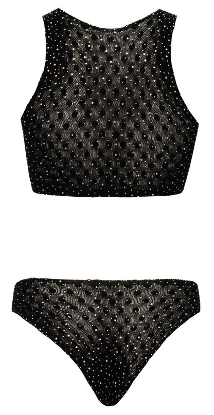 Top e Slip con strass