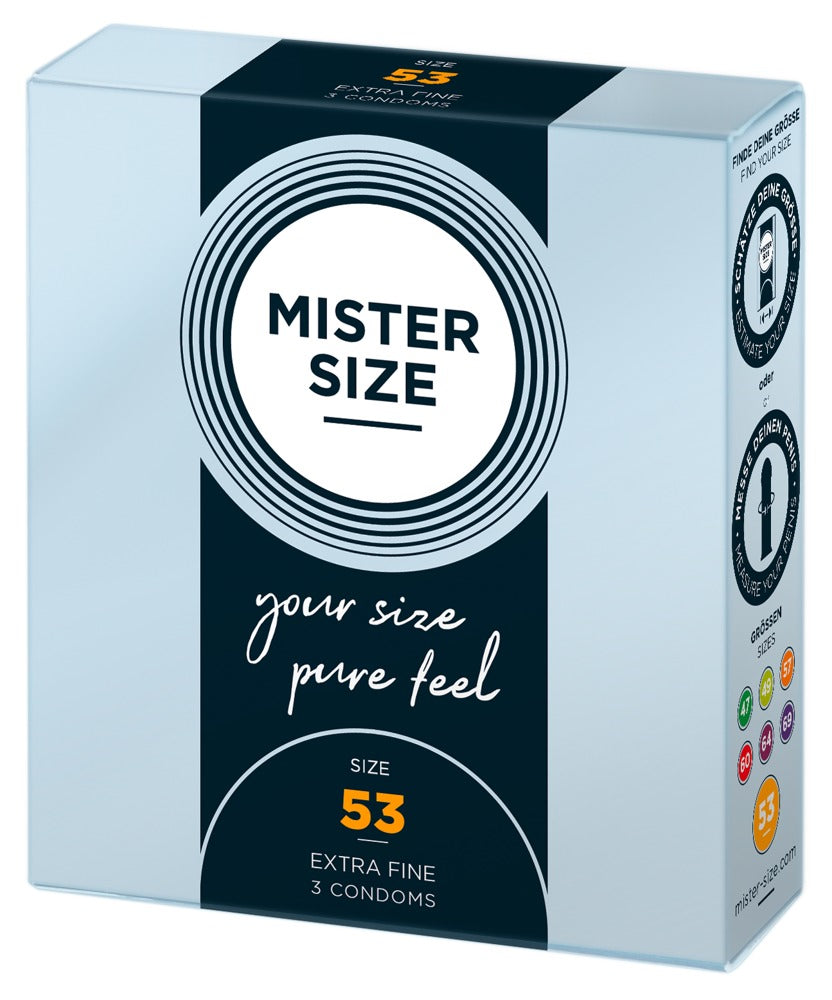 Preservativi Mister Size 53mm - 3 PZ