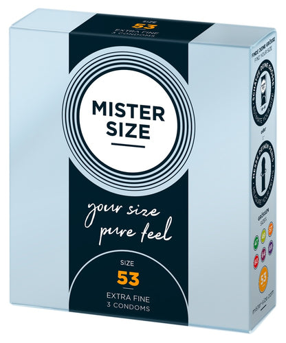 Preservativi Mister Size 53mm - 3 PZ