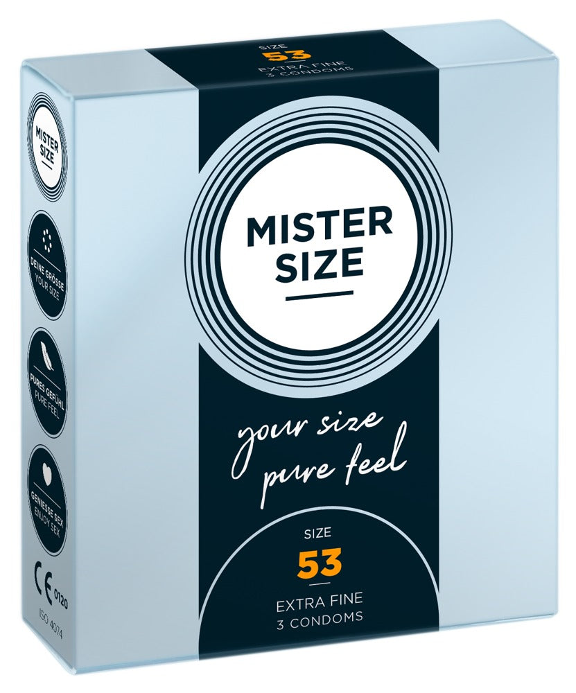 Preservativi Mister Size 53mm - 3 PZ