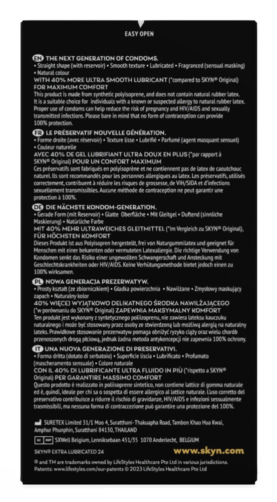 Skin Extra Lubricated