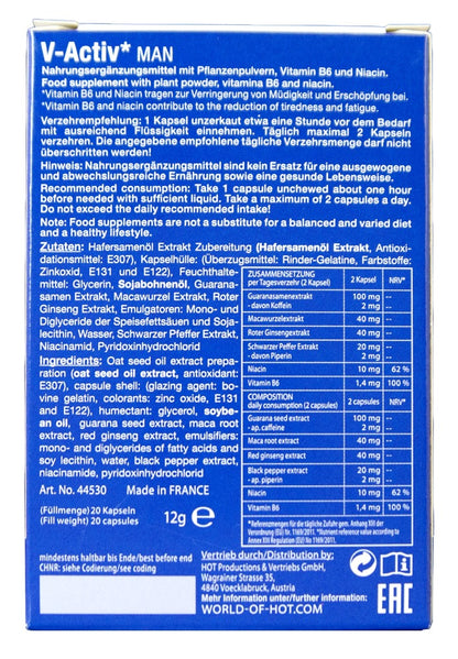 V-Activ MAN Extra Stimolante