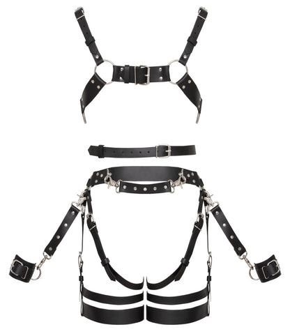Set Harness in Vera Pelle con Manette