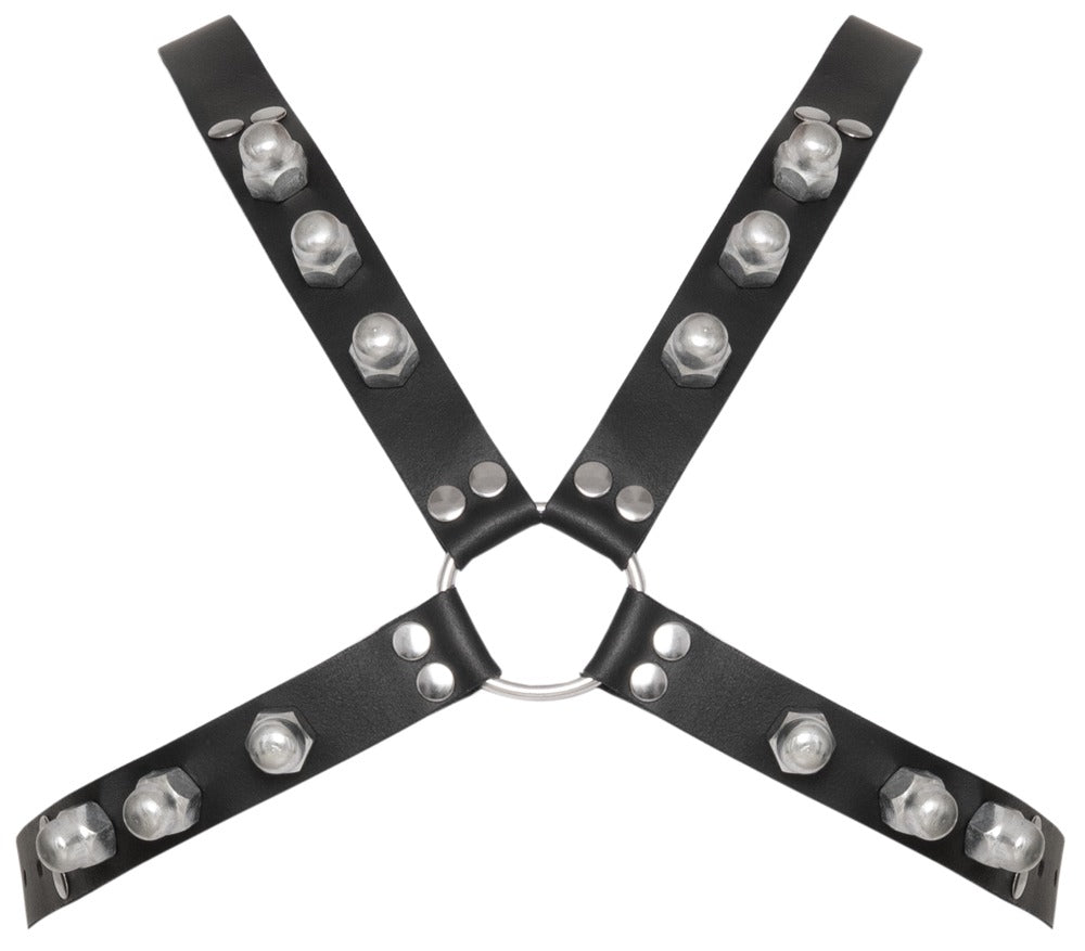 Harness Torace ad X in Vera Pelle