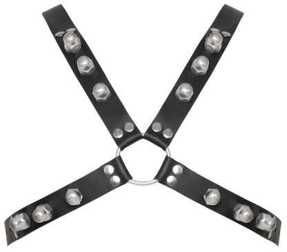 Harness Torace ad X in Vera Pelle