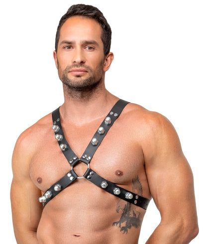 Harness Torace ad X in Vera Pelle