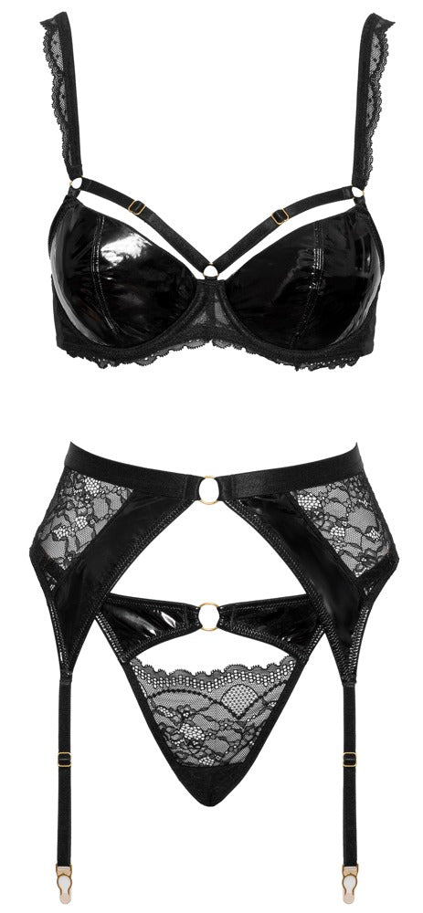 Set Completino Vinile e Pizzo