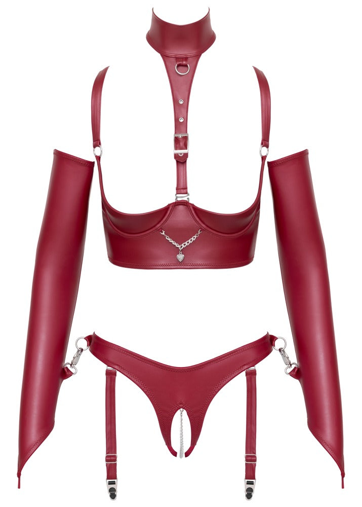 Set Intimo Bondage con Copribraccia