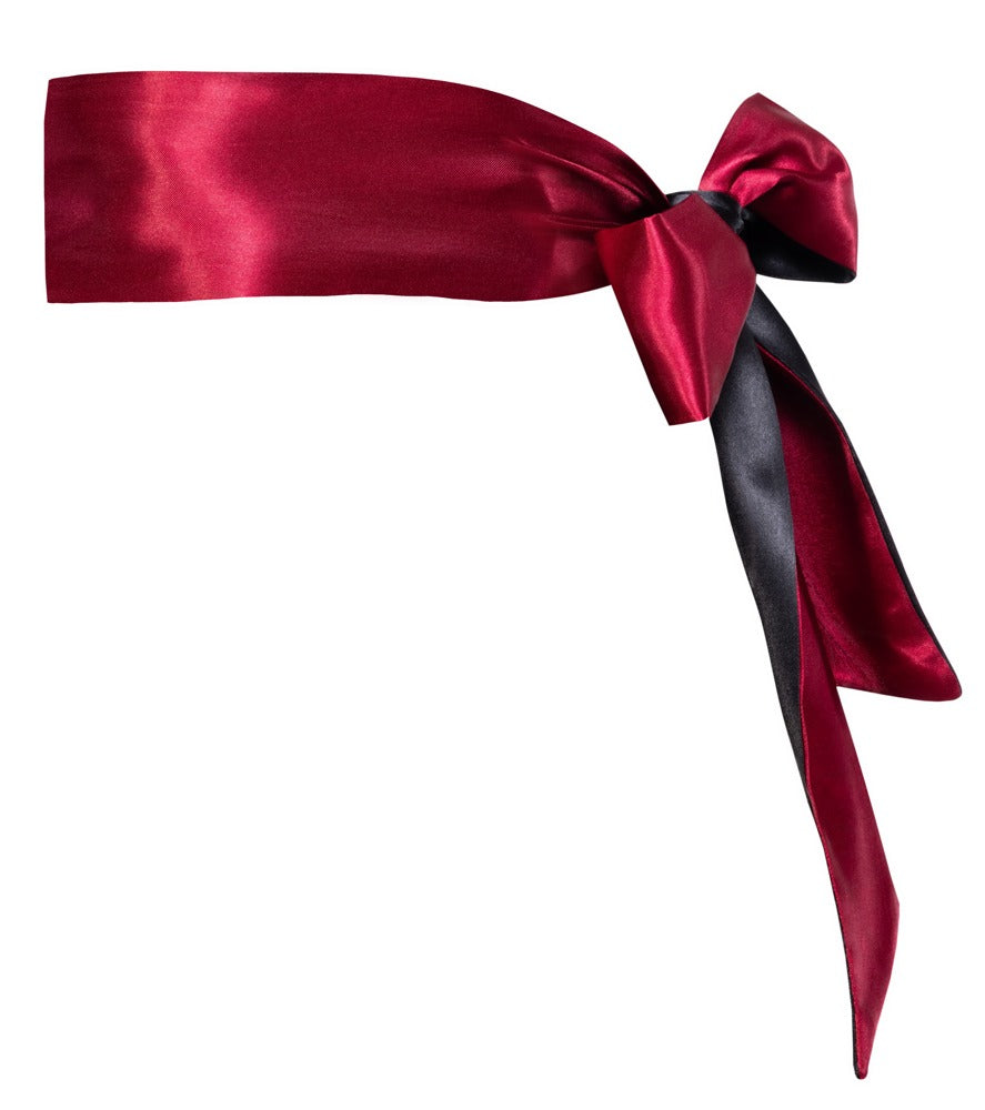 Nastro in Raso Rosso e Nero