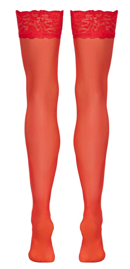 Calze da Reggicalze Rosse