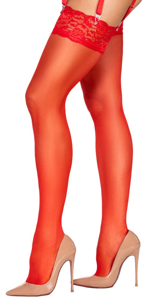Calze da Reggicalze Rosse