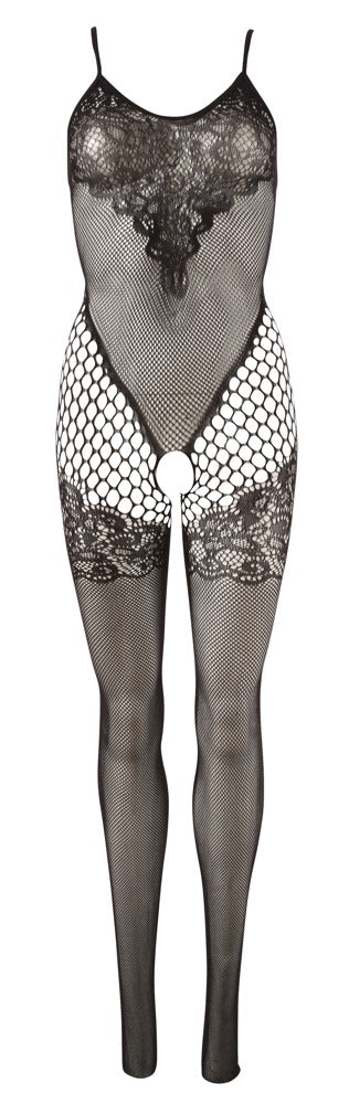 Bodystocking Lavorato Effetto Pizzo