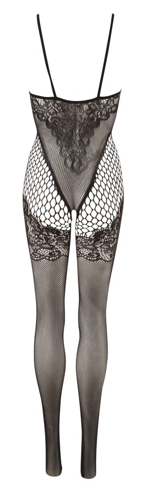 Bodystocking Lavorato Effetto Pizzo