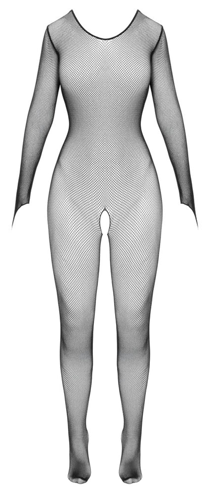 Bodystocking a Rete Manica Lunga