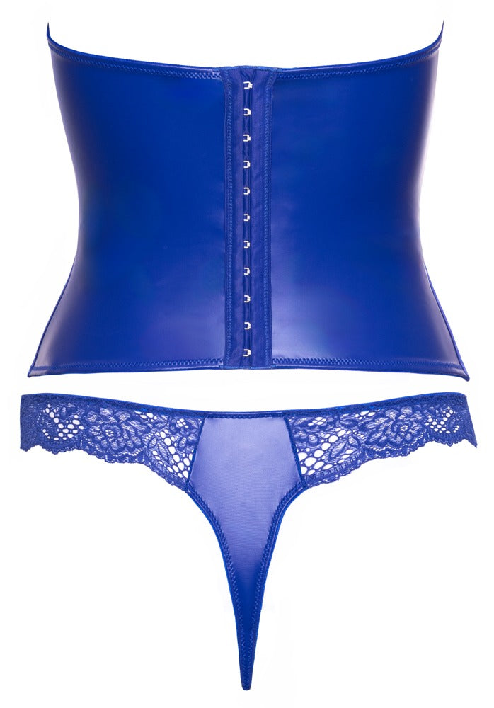 Corsetto Blu e Perizoma