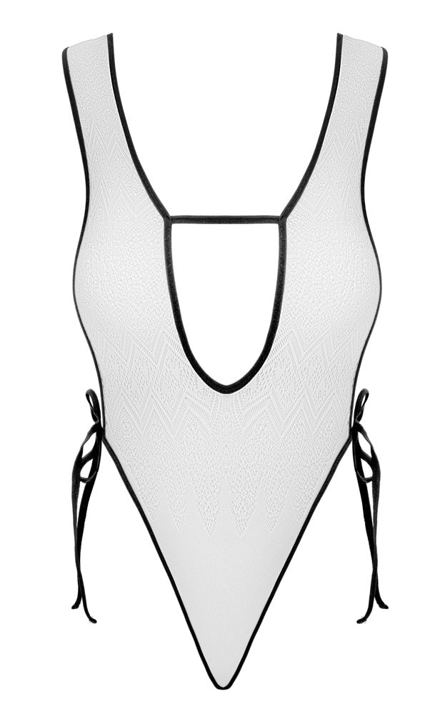 Body Bianco con laccetti