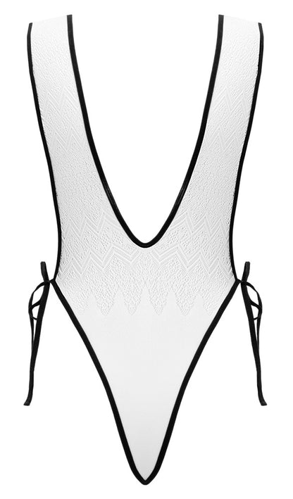 Body Bianco con laccetti