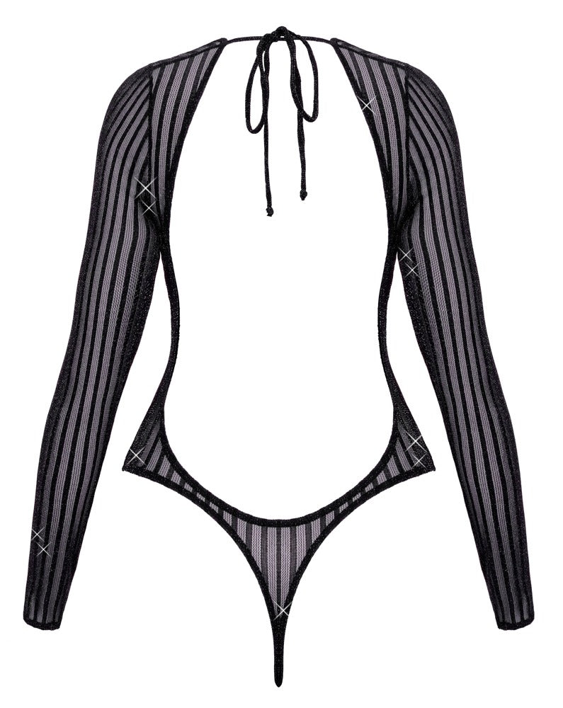 Body Lurex con Schiena Scoperta