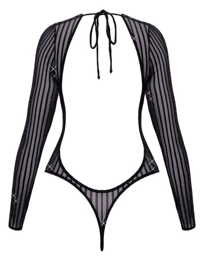 Body Lurex con Schiena Scoperta