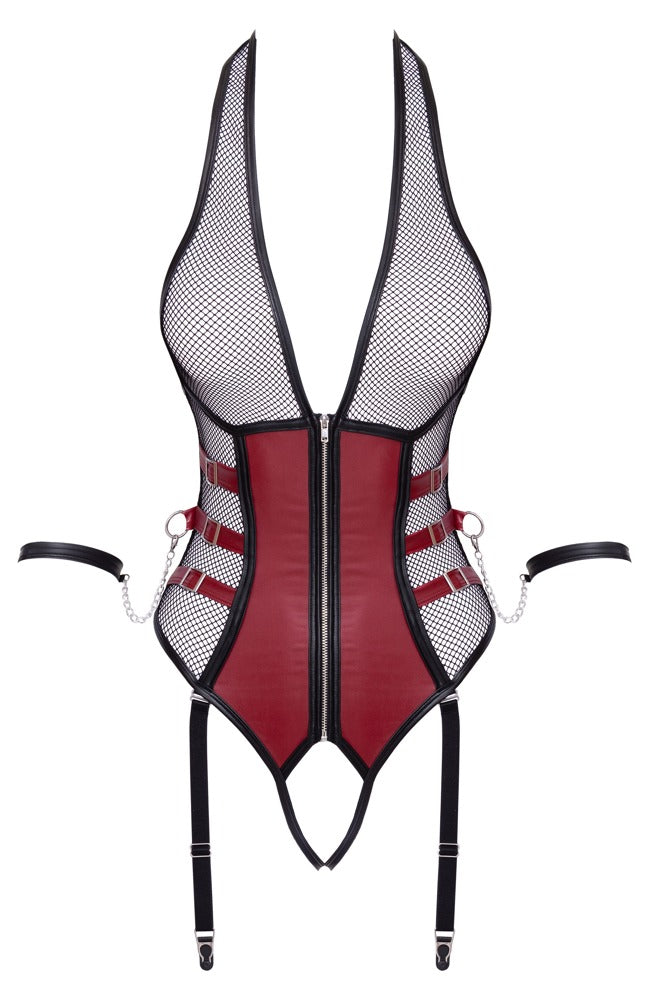 Body con Reggicalze e Manette
