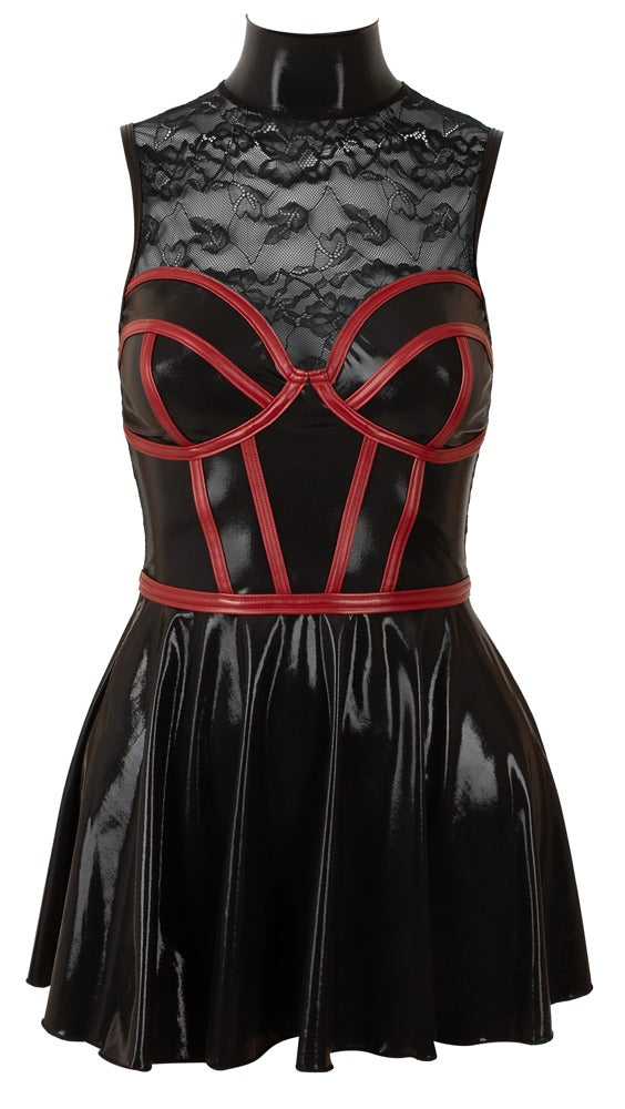 Mini Abito Wetlook e Pizzo