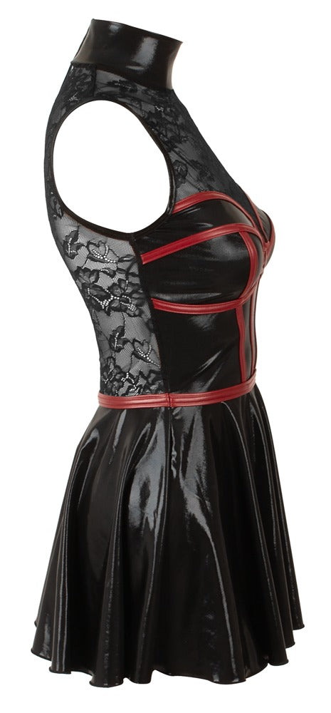 Mini Abito Wetlook e Pizzo
