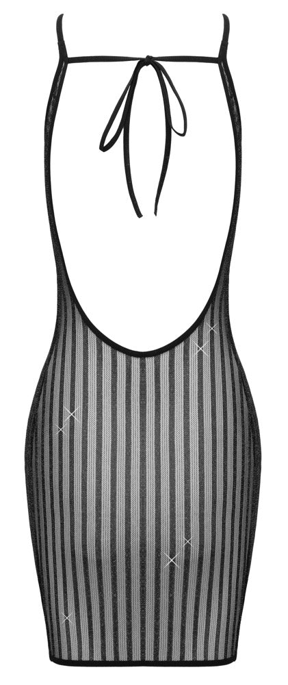 Mini Abito Lurex Schiena Scoperta