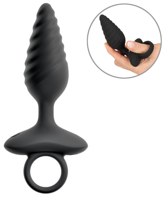 Silicone Vibro Plug Twist