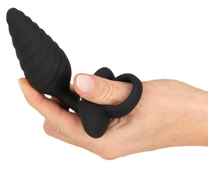 Silicone Vibro Plug Twist