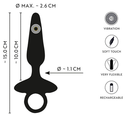 Silicone Vibro Plug Cone