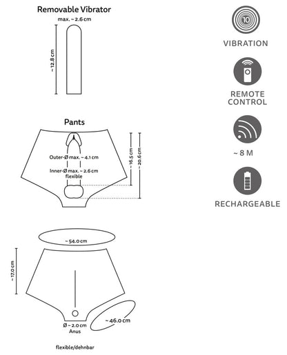 Vibrating Penis Pants - Ultra Realistic