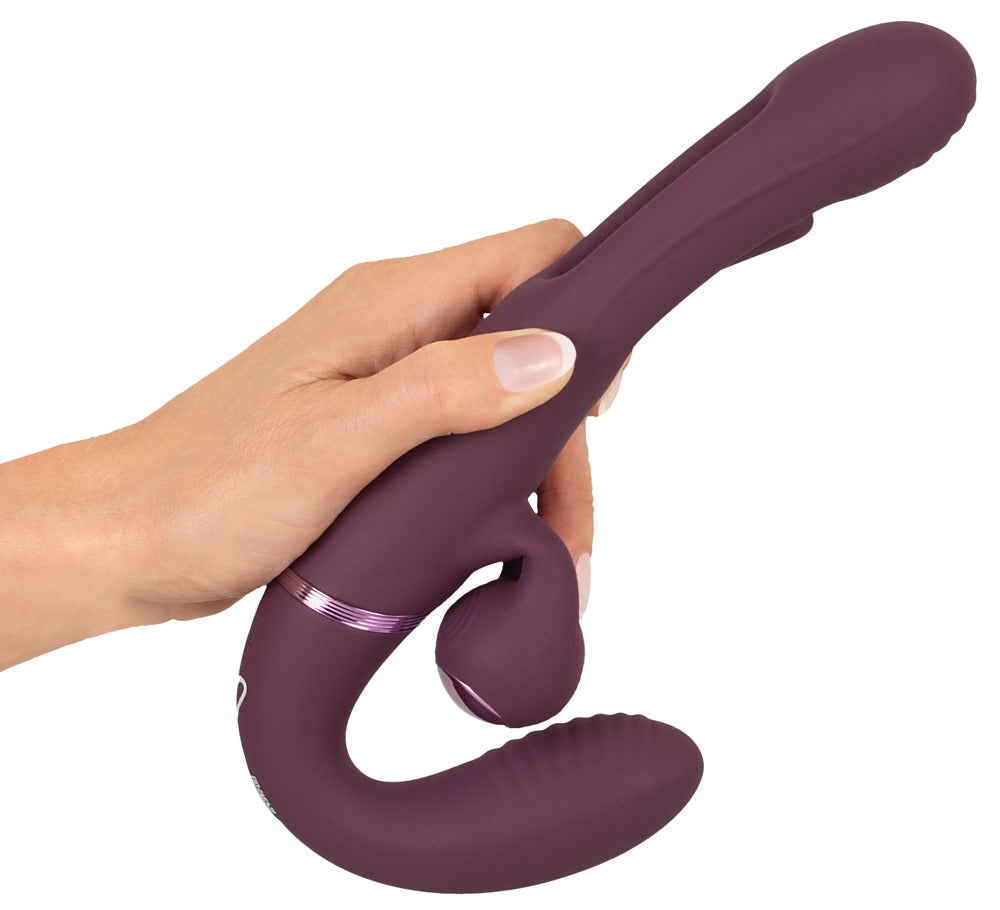Strapless Strap-On With Flicking Tongue