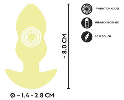 Mini Plug Vibrante Giallo