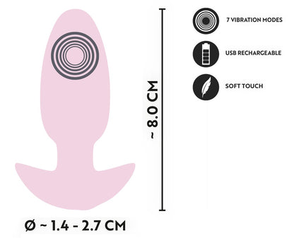 Mini Plug Vibrante Rosa