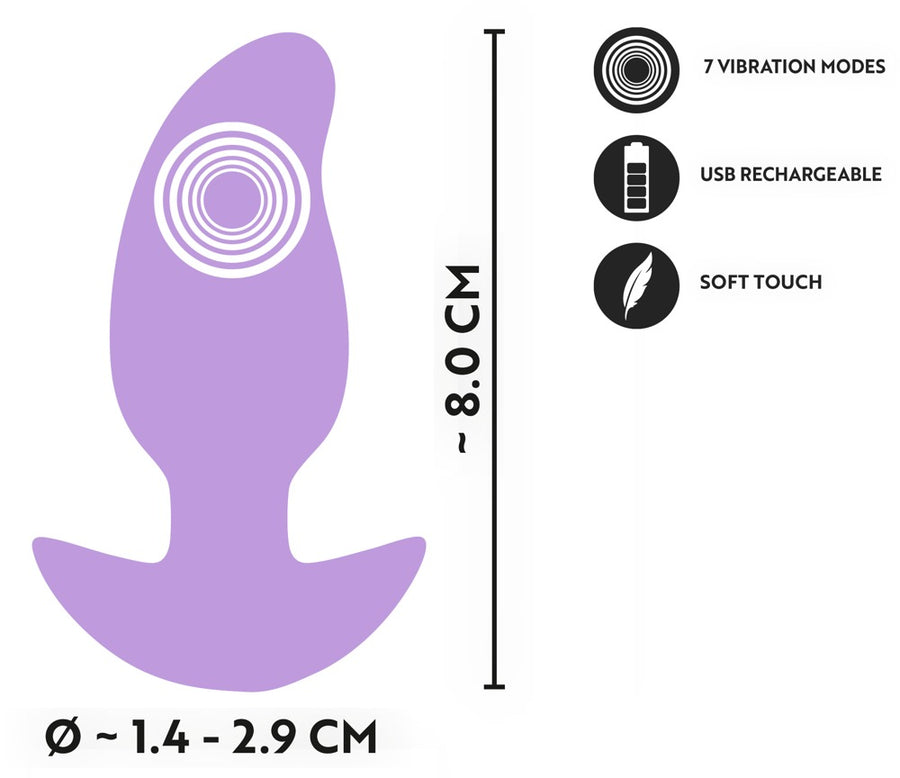 Mini Plug Vibrante Viola